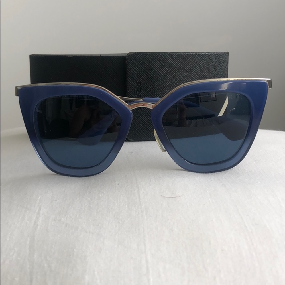 Prada Absolute Aviator Blue Sunglasses